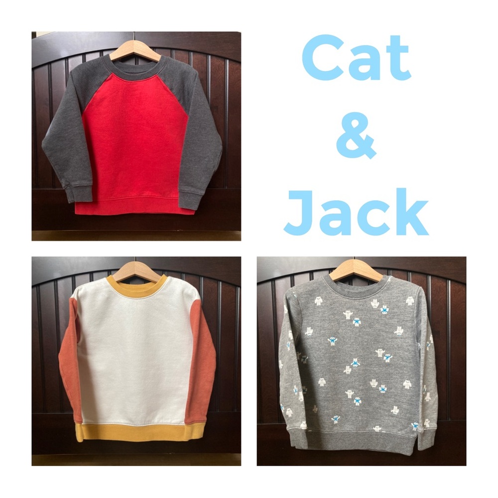 Cat & Jack Sweater Bundle Boys Size 5T